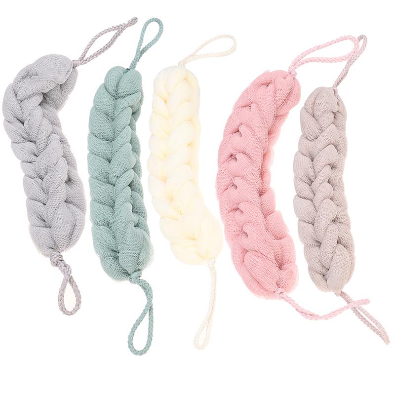 Body Exfoliate Puff Bath Sponge Scrub Mesh Net Ball Massage Ball Back Scrubber