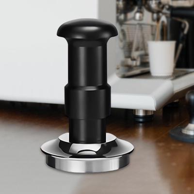 Coffee Tampers Dual Spring Loaded Tamper Stainless Steel Ripple Base Heavy Duty Espresso Hand