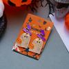 Alloy Halloween Earrings Pair, Holiday Accessory with Embellished Front for Party Outfits, Dress Up Looks and Photos