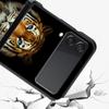 Z Flip 4 Phone Case for Samsung Galaxy Z Flip 3 5G ZFlip3 Flip3 zflip Flip4 Black Hard Cover Lion Tiger king monkey animal Shell