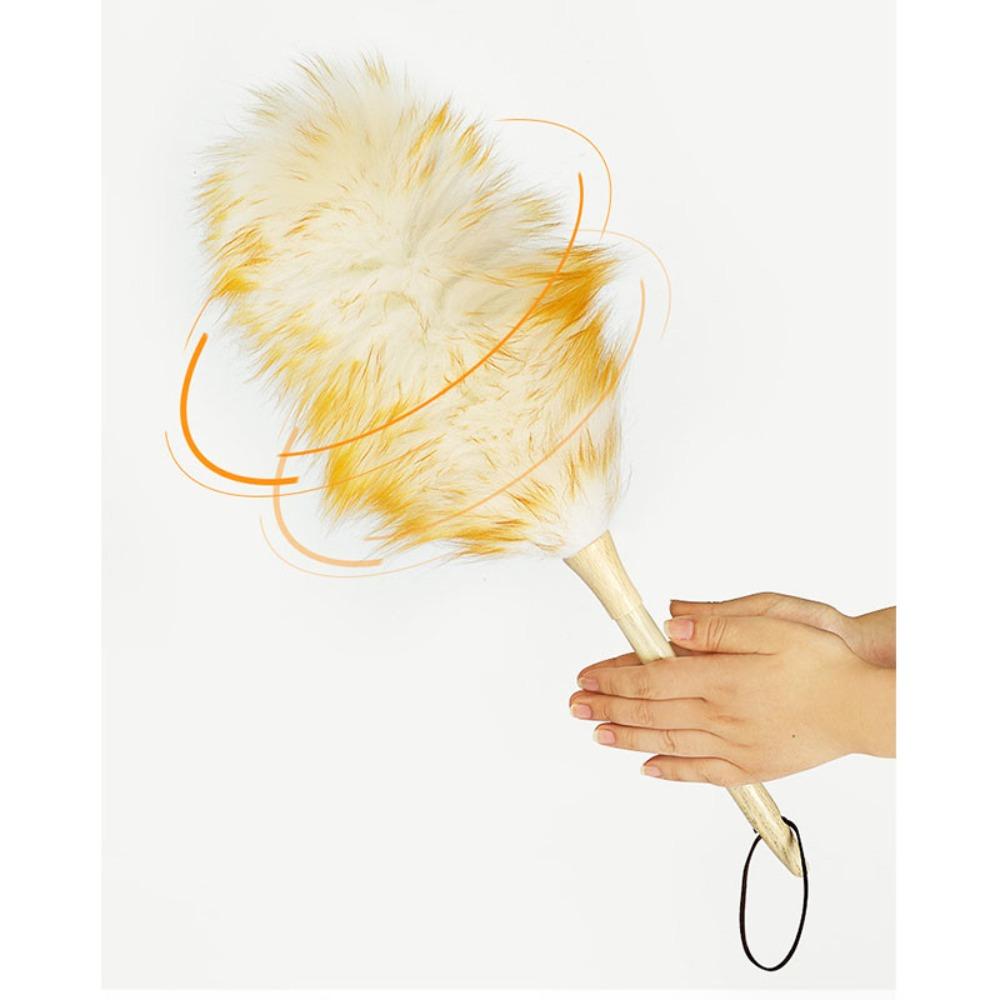 Wood, Wool, Plastic, Fiber Anti-shed Fluffy Feather Dust Cleaner
