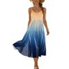 Rückenfreies Kleid Maxikleider Spaghettiträgerkleid Strandkleid Urlaubsoutfits Für Damen Ärmelloses Sommer-Stil