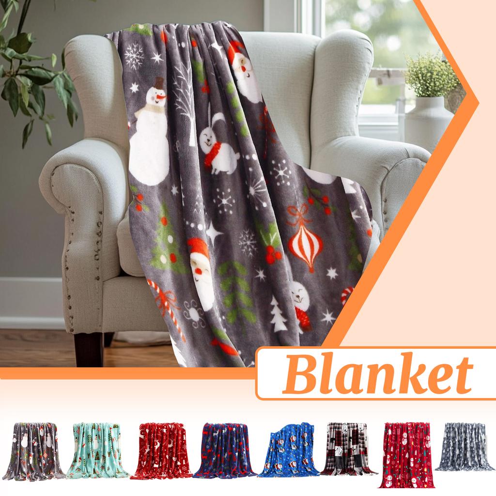 Christmas Blanket. Universal Blanket For The Whole Family. A Must-have For Home Parties
