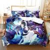 Anime Game Genshin Impact Scaramouche Beding Set Printed With Pilowcase Soft Duvet Cover Soft Single Double Quen Super King-Sized Dimensionsd