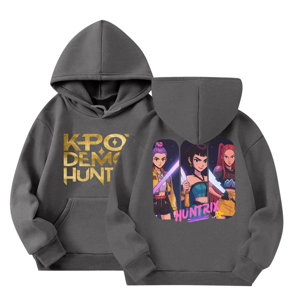 Dětská móda Lehký pulovr s dlouhým rukávem s kapsami Potisk Mikina s kapucí