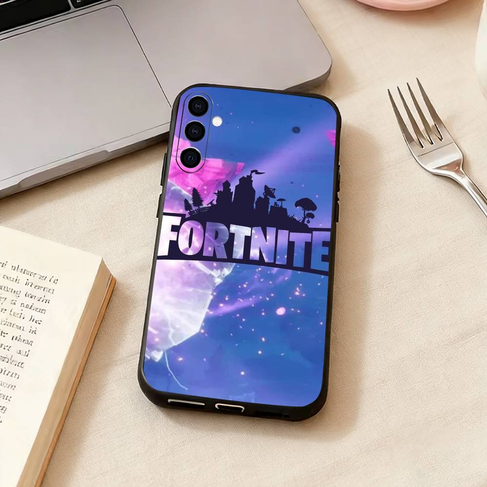Game F-F-Fortnites Phone Case For Samsung Galaxy A73,A72,A71,A70,A53,A52,A51,Others Soft Black Cover