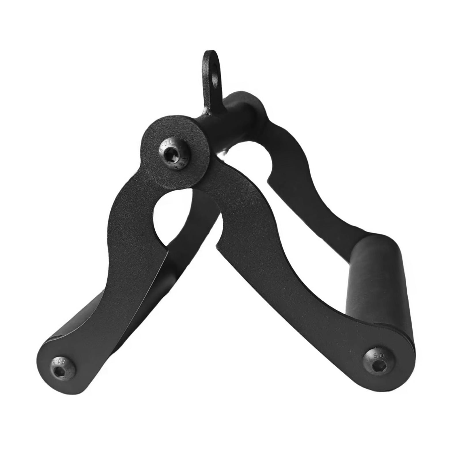 Рукоятка V-образная, Прочная для домашних силовых тренировок, Упражнения, Двойная рукоятка D-образная, Насадка для блочного тренажера для силовых тренировок