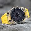 Casio Unisex Řada s duálním displejem Liquid Crystal/Analogové Černé hodinky GA-2100-1A1-