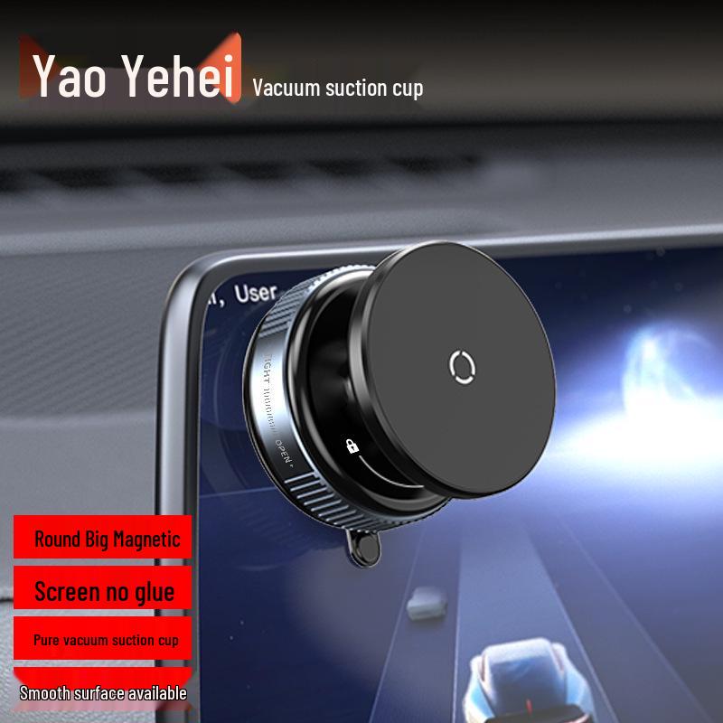 Rotating Magnetic Car Phone Holder with Suction Cup for Navigation