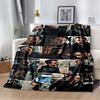 3D Sebastian Stan Handsome Actro Soft Flannel Blanket for Bed Bedroom Sofa Picnic,Throw Blanket for Cover Office Gift Kids