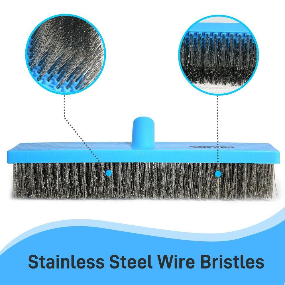 Heavy Duty Floor Wire Brush Stainless Steel Heavy Duty Wire Brush Deck Scrub Brush Deck Cleaning