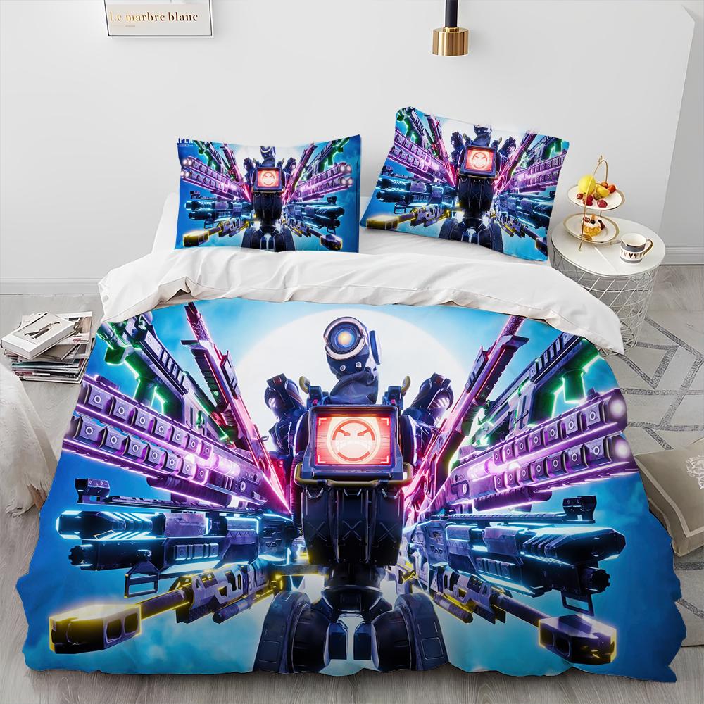 A-Apex Legends Game Gamer Cartoon Comforter Bedding Set,Duvet Cover Bed Set Quilt Cover Pillowcase,king Queen Size Bedding Set