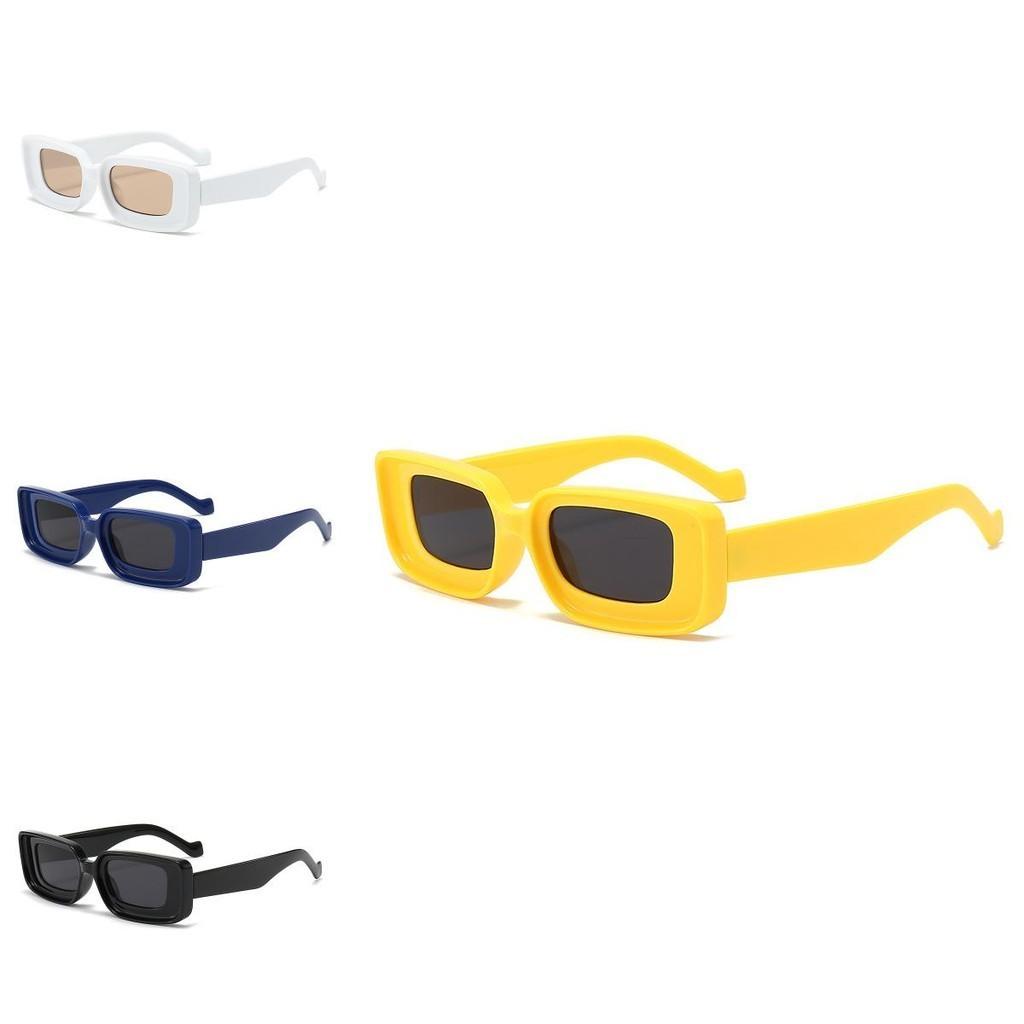 Cool Street Punk Style Small Frame Square Sunglasses Outdoor Sun Protection