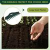 M-Modern-Plant Dibber Yard Tool For Transplanting Plants Vegetable Gardening Smaller Seedling Sowing Seeds Green 1 Piece