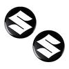 2/5/10 stk 14MM Fjernkontroll Bilnøkkel Klistremerker Emblem Tilbehør For Suzuki Jimny Samurai Vitara Swift Baleno SX4 Ignis Alto Splash Swace