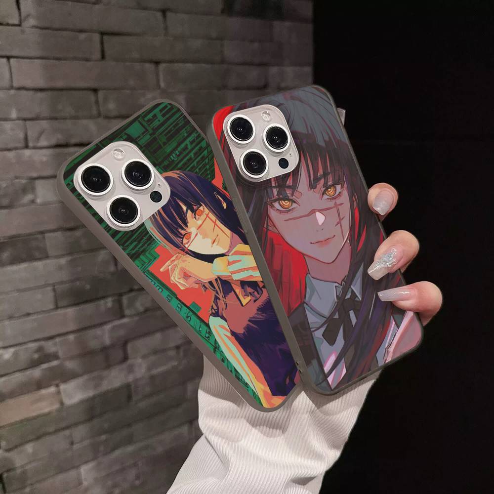 Asa Mitaka Chainsaw Man Anime Manga Handyhülle Für IPhone 16 15 17 Pro 11 12 13 14 Pro Max Plus Weiche Wellen-Silikonhülle