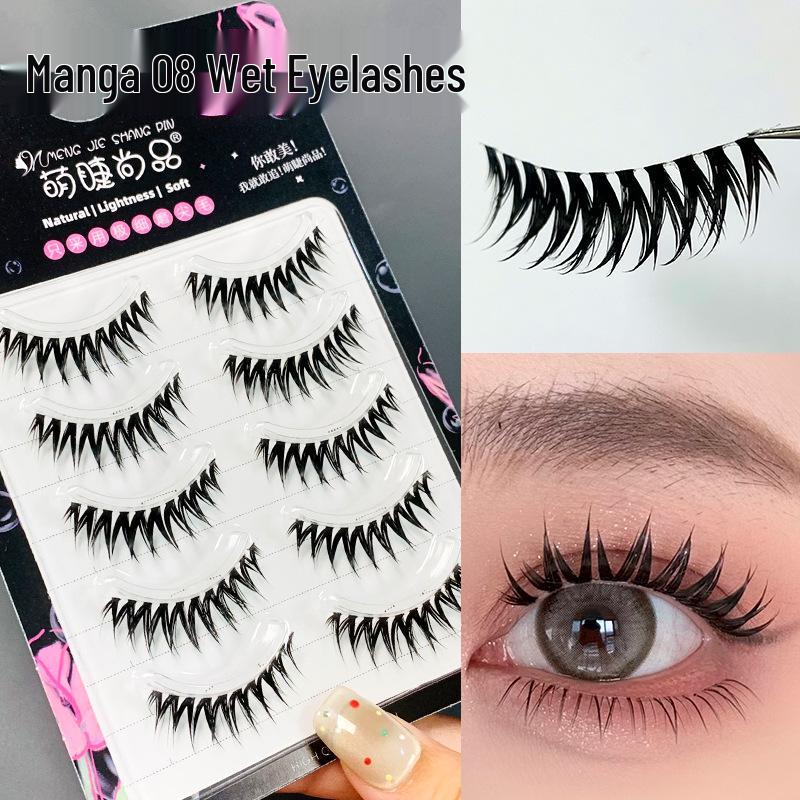 

Натуральные фотогеничные густые кукольные накладные ресницы - Подходят для начинающих, полная полоска