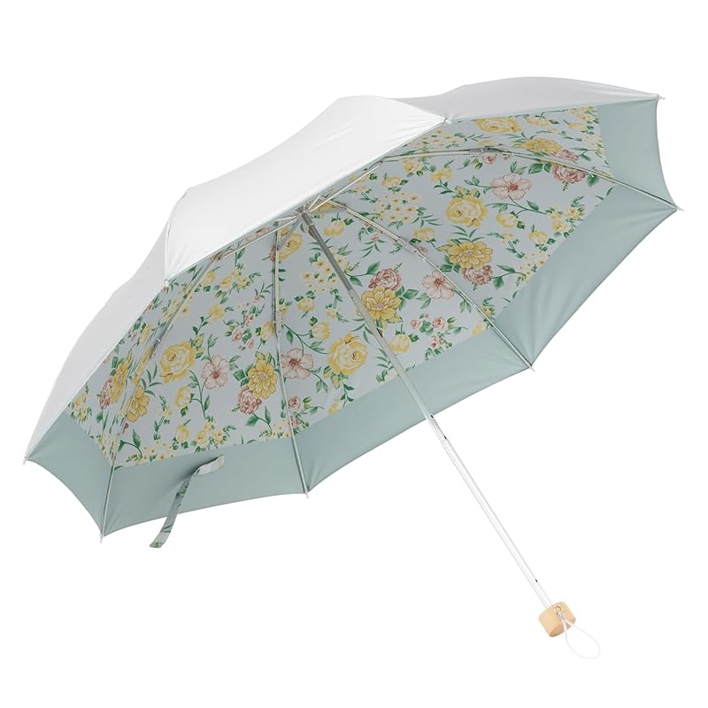 

parasol lightweight folding ladies For both rain and shine UV cut shading heat shield Cool Umbrella [LIEBEN-0590(0577)] (Rose Blue)