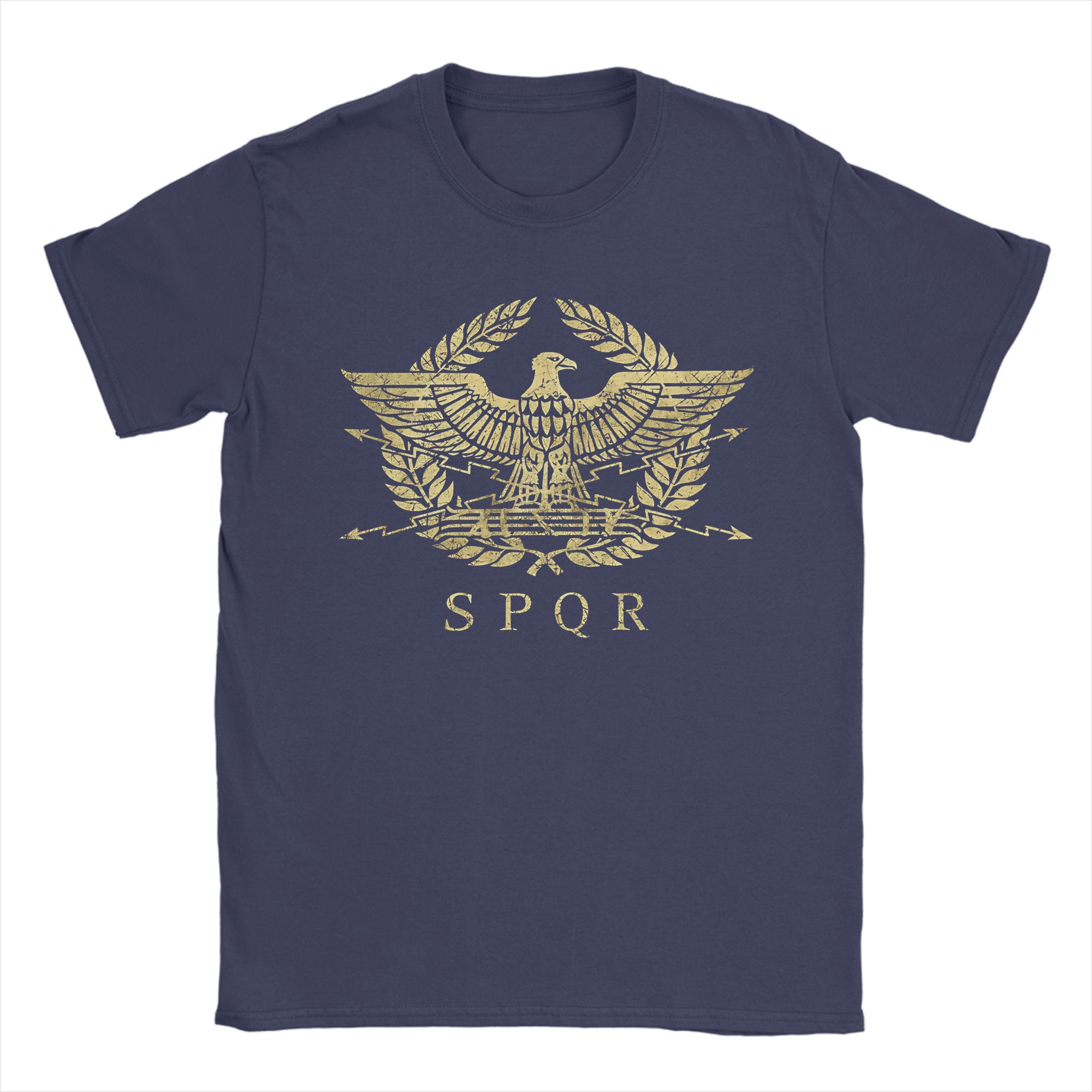 

SPQR Roman Eagle T Shirt Men Cotton Creative TShirt Crew Neck Tee Shirt Short Sleeve Clothes Gift Idea 4XL