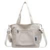 Einfachheit Oxford Canvas Composite Umhängetasche Einfarbig Vielseitig Lazy Style Umhängetasche Große Kapazität Pendler-Einkaufstasche