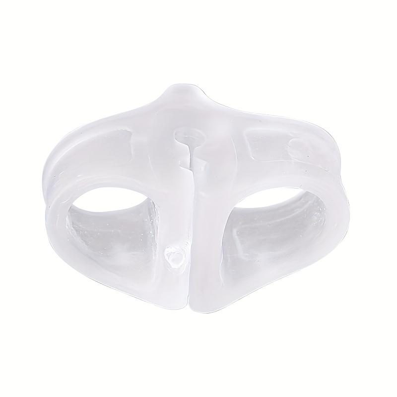 2pcs Double-hole Flip-flops Clip Toe Divider Slipper Sandal Clip Foot Pad Hallux Valgus Toe Overlapping Fork Separator