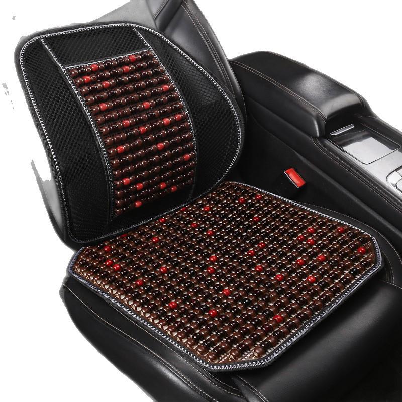 Universal 26 Years Summer Breathable Wood Bead Car Seat Cushion Mat