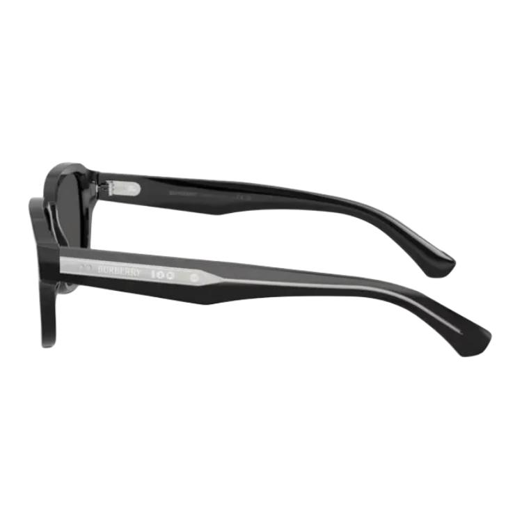 Burberry Logo Arm Square Sunglasses Unisex sunglasses Black Tortoise 0BE4484F