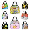 Niedliche Pikachu Pokemon Lunchtasche Cartoon Handtasche Kühltasche für Kinder Tragbar und stilvoll