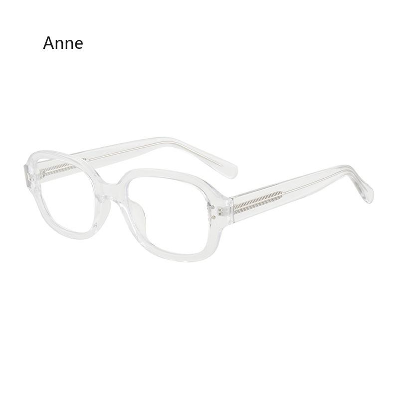 

New Anti-Blue Light Myopia Glasses Unisex Retro Flat Glasses European and American Trend Myopia Square Glasses Frame 0