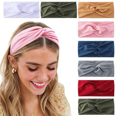 Damen Stirnband Breites Stirnband Jugend Mädchen Accessoires Einfarbig Breiter Rand Stirnband