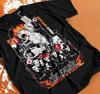Bleach Ichigo T-Shirt Kurosaki Moon Kawai Anime Manga Black Tshirt Tee ALL 506