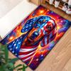 American Animal Pattern Square Carpet,Area Rug,Carpet Rug for Living Room Bedroom Sofa Playroom Decor,Non-slip Floor Mat,Holiday Birthday Gifts