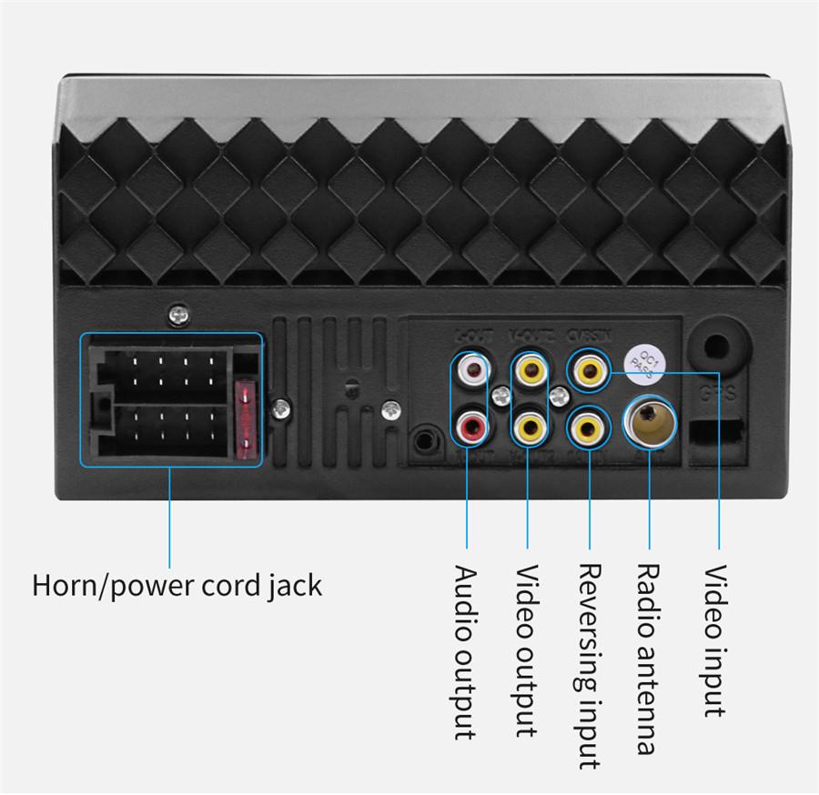 7" HD  Car Multimedia Player 2DIN Touch Screen Auto Stereo MP5 Bluetooth USB TF FM Player Support 8LED Rear camera for Apple XR interconnection