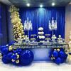 106PCS Royal Blue Balloons Garland Blue Balloon Arch Kit Graduation Wedding Anniversary Baby Shower Birthday Party Decoration