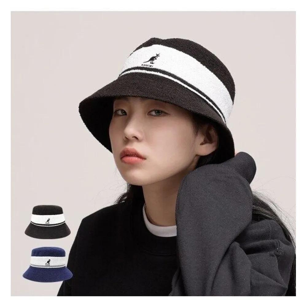 KANGOL Bermuda Stripe Bucket Hat K3326ST NAVY L
