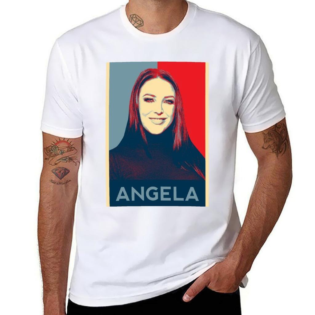 Angela Hope Poster TShirt Work Duty Casual TShirt