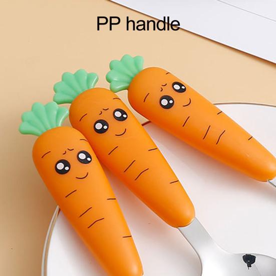 Useful Easily Cleaned Dining Non-slip Smooth Surface Mud Scraping Spoon for Kitchen Children Cutlery
