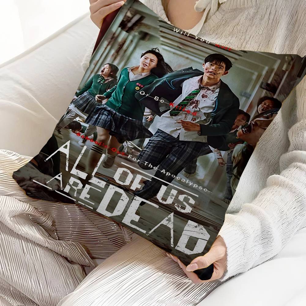 Все из нас мертвы ТВ-сериал Персонализированная Картинка Текст Домашние Декоративные Подушки Бытовые Подарки 45x45см 30cmx30cm