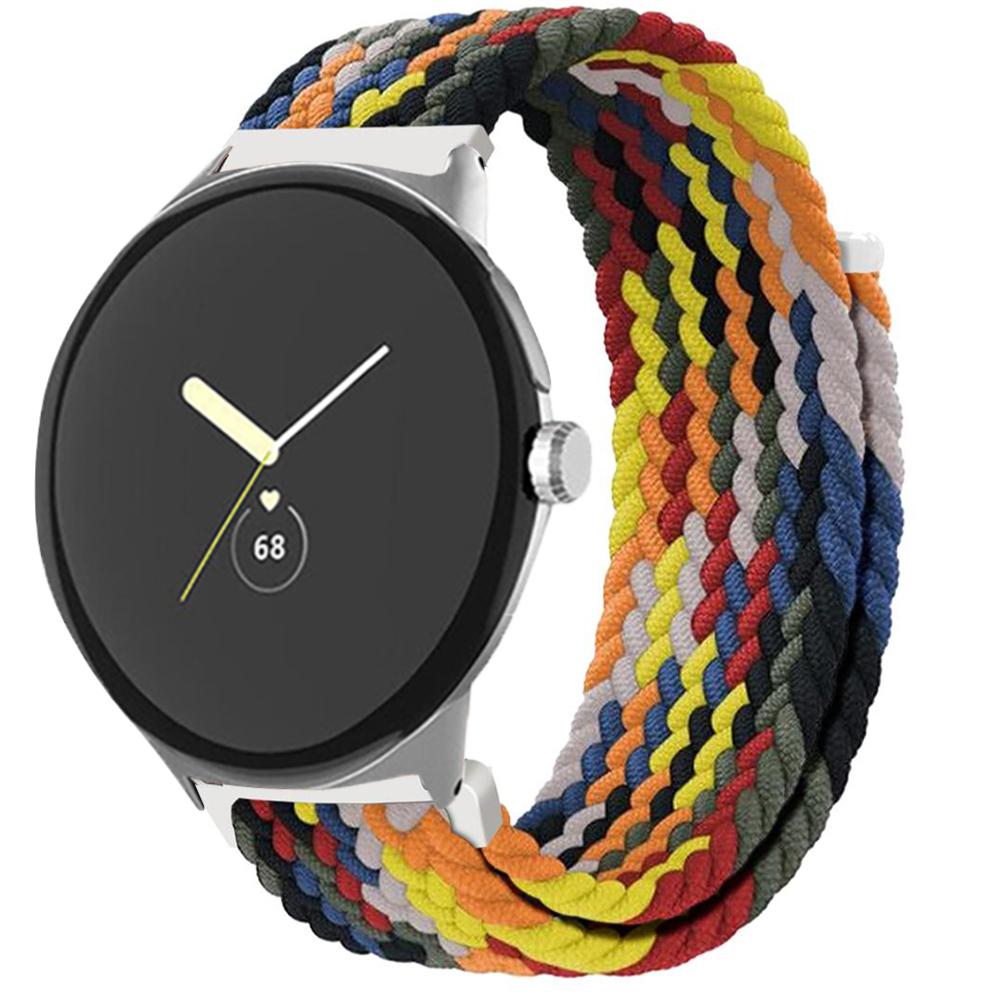 Nylon Strap for Google Pixel Watch Pixel Watch 2 Elastic Adjustable Band Wrist Bracelet Wristband Replacement Accessories for Pixel Watch
