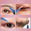 Colorful Stainless Steel Tweezer Hair Removal False Eyelash Tweezers Eyelash Curler  Women