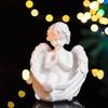 Adorable Vintage Angel Candlestick Ornaments European-style Home Living Room Tabletop Entrance Candle Mug Nice Decoration Decoration