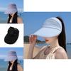 Summer Outdoor Wide Brim Sun Hat With Breathable Polyester Fabric For Women Casual Sun Protection