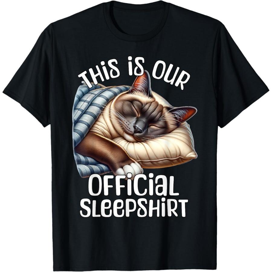 Siamese Cat Pajama For Cat Lover Siamese Cat T-Shirt S