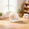 Miniature Fairy Garden Sheep Lamb Accessories 5/6Pcs Cute Ornaments for DIY Micro Landscape Home Yard Decor