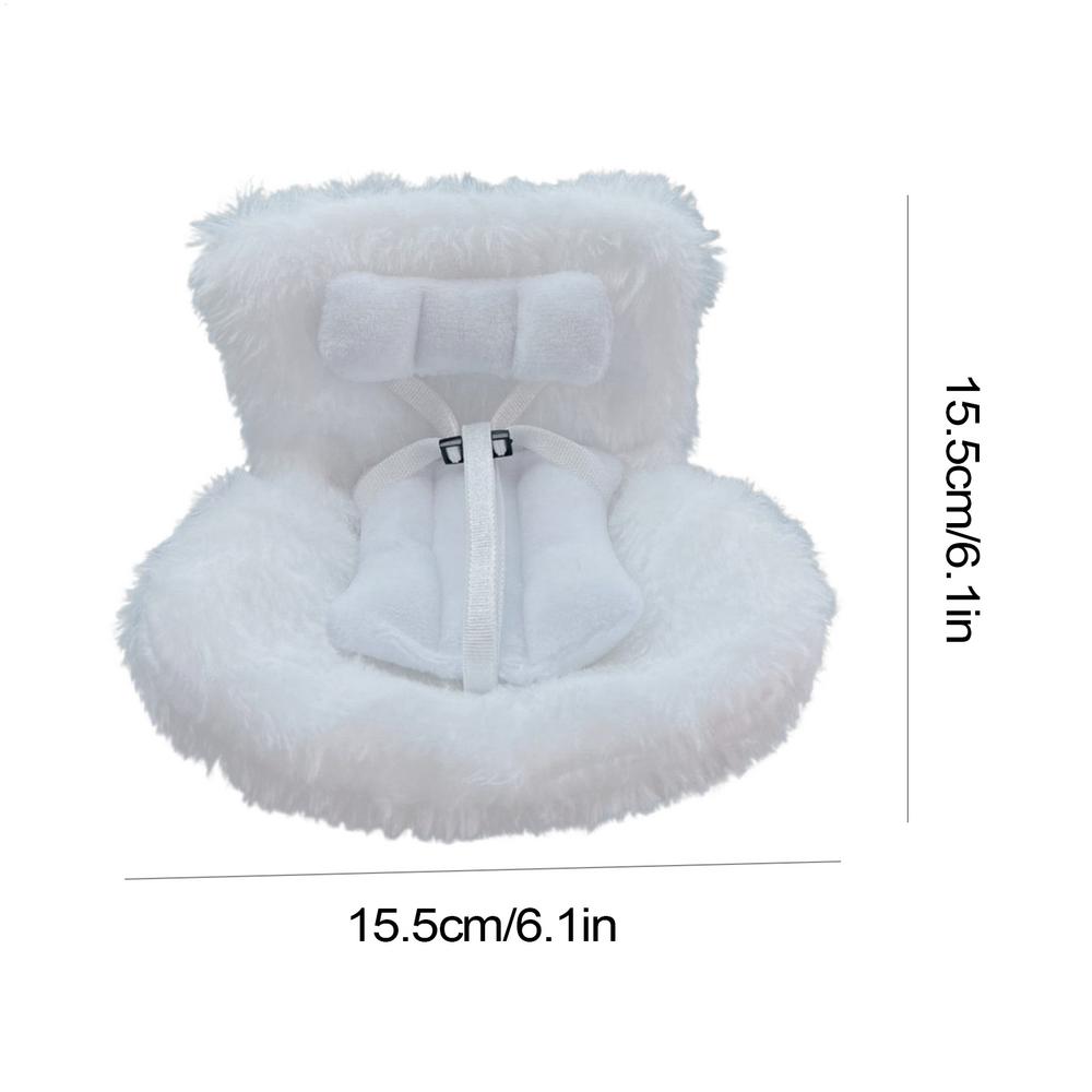 Car Seat For Plush Dolls Miniature Air Vent Clip Doll Seat For Car Automotive Toy Display Decor With Air Vents Clip For RV