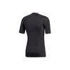 adidas T Shirts Men's Black Crew Neck Moderate Straight Fit CF7171