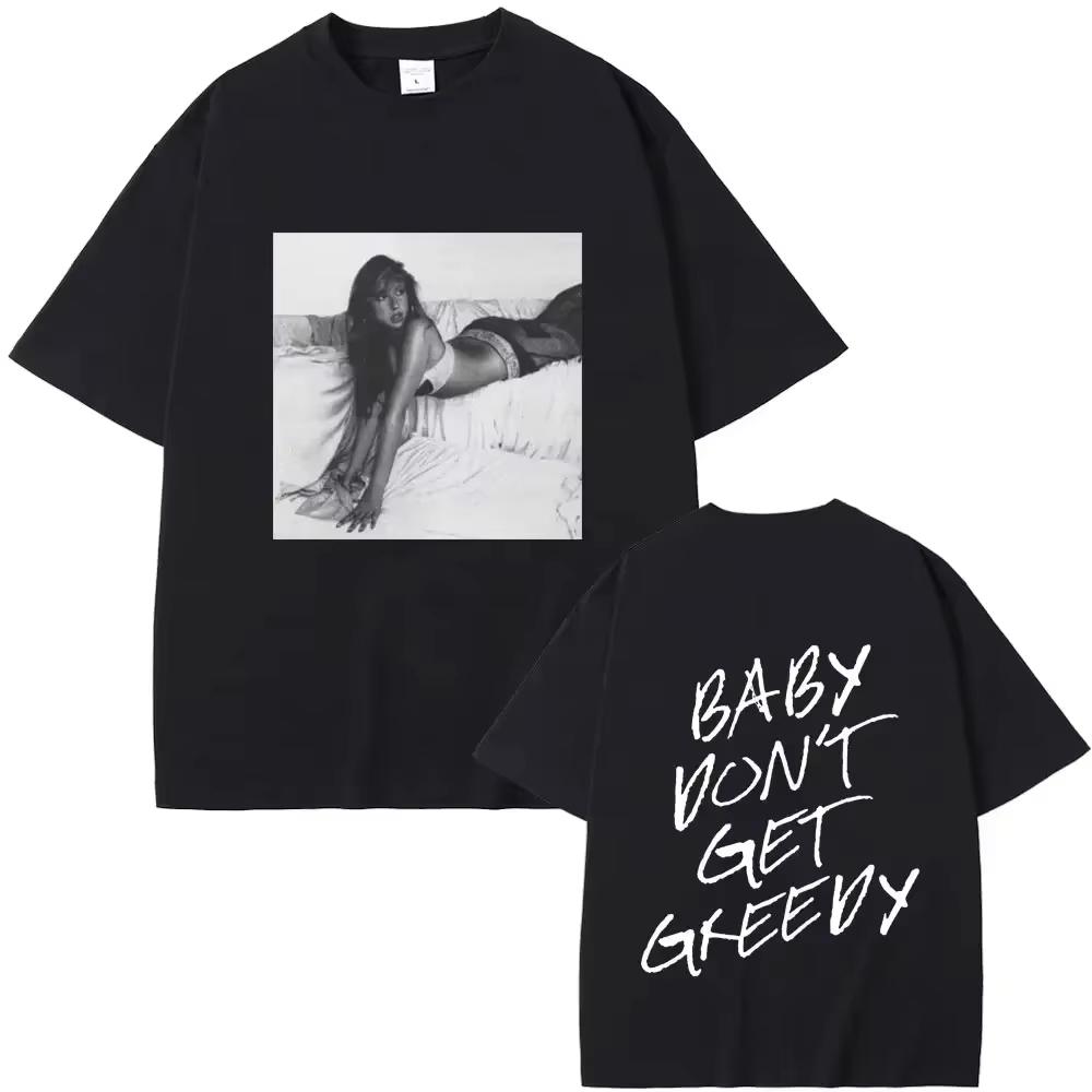 Singer Tate Mcrae T8 Graphic T Shirts Men Women Fashion Vintage Trend Tshirt Summer Male Casual Oversized Crewneck Short Sleeve