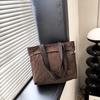 New Tote Big Bag Fashionable Men's and Women's Commuting Cloth Bag Large Capacity To Work and Class Casual Hand Carry Canvas Bag
