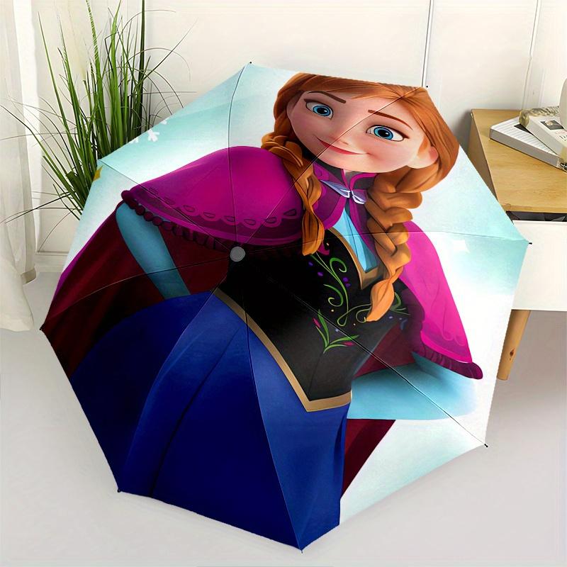 

Anna,Frozen Automatic Opening and Closing Umbrella - 8-rib Reinforced Folding Design, Lightweight and Portable, Suitable for Daily Business