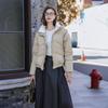Winter New Cotton-padded Clothes Women's Cotton-padded Clothes Versatile Fashion Loose Foreign Style Simple Removable Sleeves